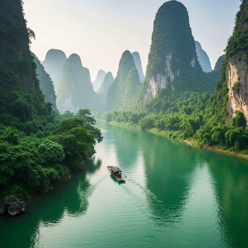 Guilin karst mountains